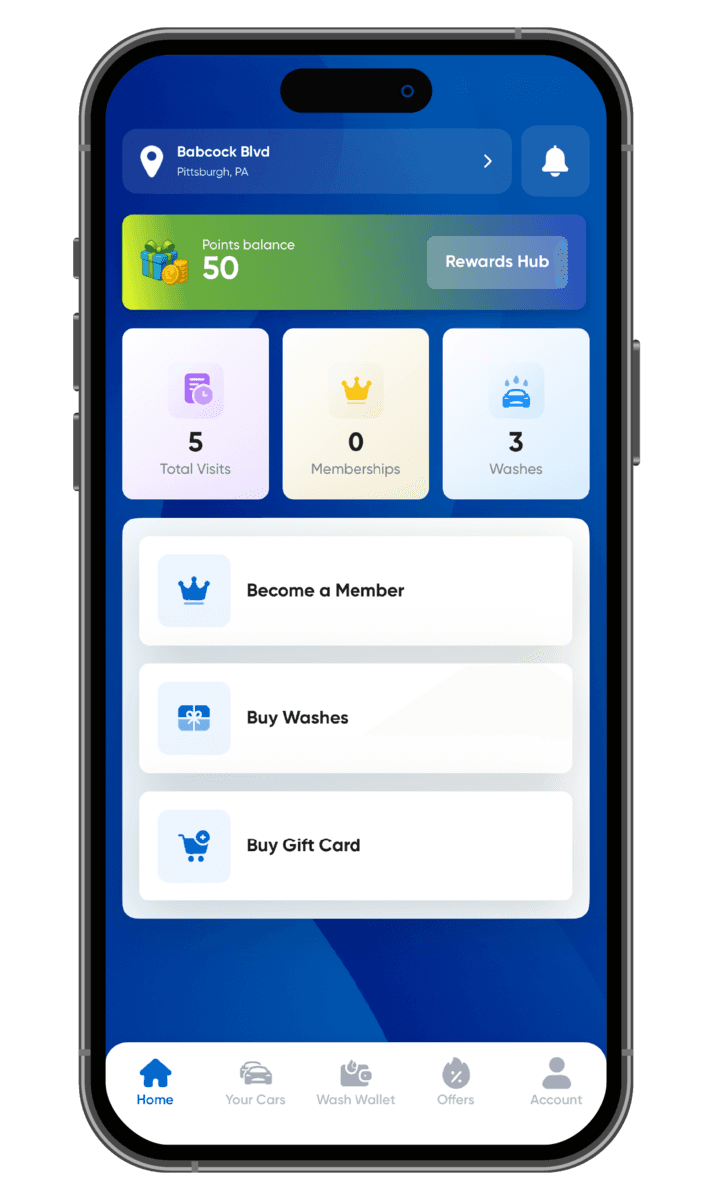 Mr. Magic Rewards app on a phone